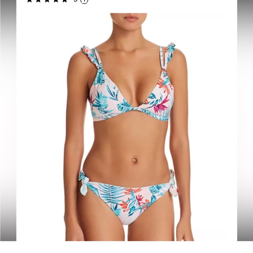 Dolce Vita little surfer girl flutter Tropical Print Bikini Set